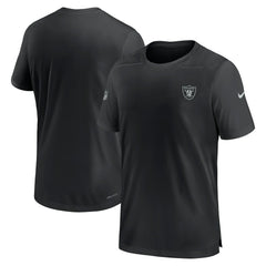 Las Vegas Raiders Sideline Coach Performance T-Shirt Black - Nike