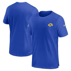 Los Angeles Rams Sideline Coach Performance T-Shirt Royal - Nike