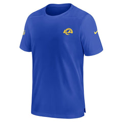 Los Angeles Rams Sideline Coach Performance T-Shirt Royal - Nike