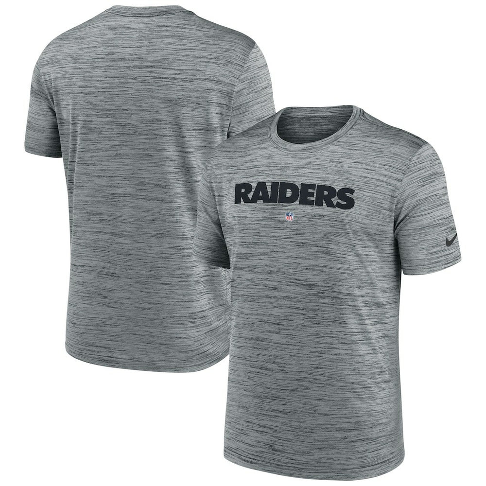 Las Vegas Raiders Velocity Performance T-Shirt Gray - Nike