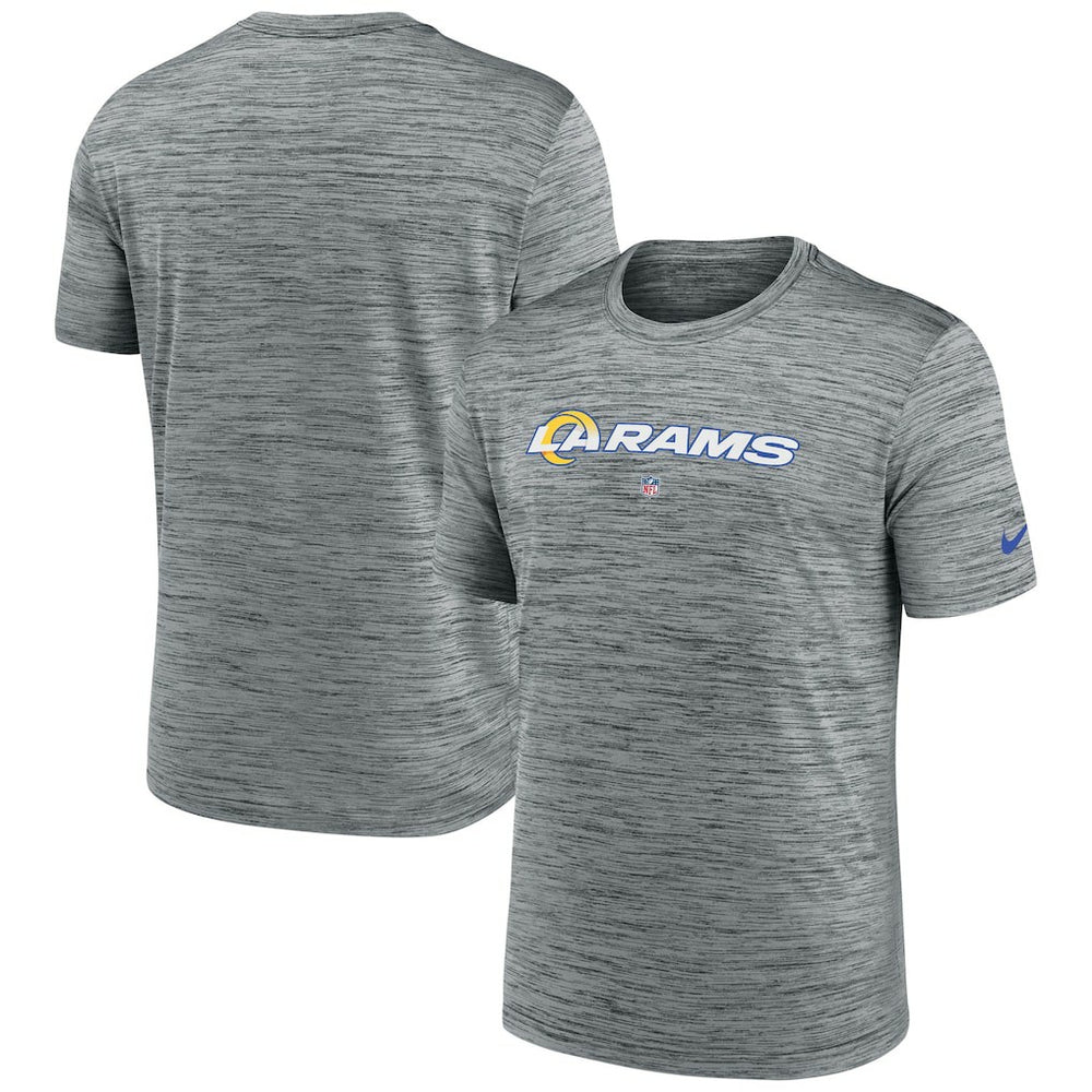 Los Angeles Rams Velocity Performance T-Shirt Gray - Nike