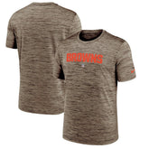 Cleveland Browns Velocity Performance T-Shirt Brown - Nike