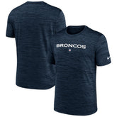 Denver Broncos Velocity Performance T-Shirt Navy - Nike