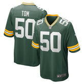 Zach Tom Green Bay Packers Game Player Jersey Green - Nike
