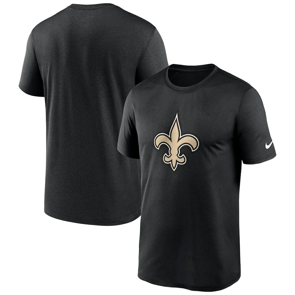 New Orleans Saints Primetime Legend Logo Performance T-Shirt Black - Nike