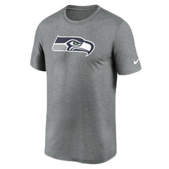 Seattle Seahawks Primetime Legend Logo Performance T-Shirt Heather Charcoal - Nike
