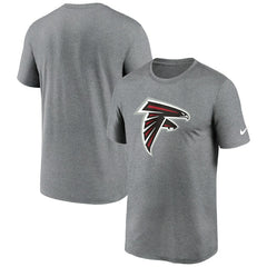 Atlanta Falcons Primetime Legend Logo Performance T-Shirt Heather Charcoal - Nike