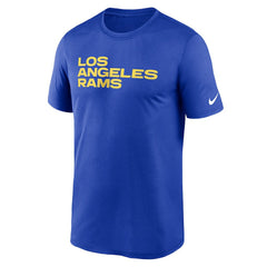 Los Angeles Rams Legend Wordmark Performance T-Shirt Royal - Nike