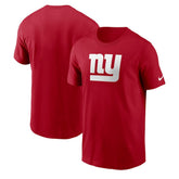 New York Giants Primetime Logo Essential T-Shirt Red - Nike