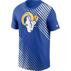 Los Angeles Rams Yard Line Fashion Asbury T-Shirt Royal - Nike