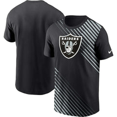 Las Vegas Raiders Yard Line Fashion Asbury T-Shirt Black - Nike
