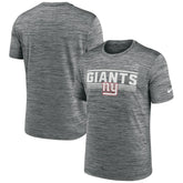 New York Giants Yardline Velocity Performance T-Shirt Gray - Nike