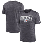 Pittsburgh Steelers Yardline Velocity Performance T-Shirt Anthracite - Nike