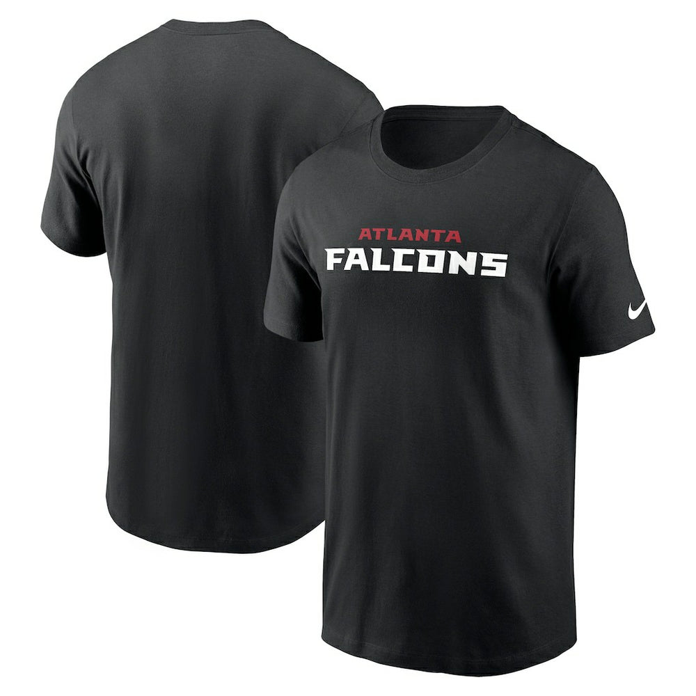 Atlanta Falcons Team Wordmark Essential T-Shirt Black - Nike