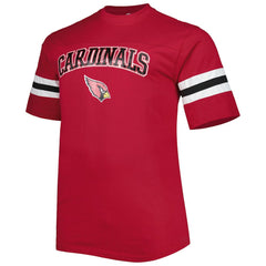 Arizona Cardinals Big & Tall Arm Stripe T-Shirt Cardinal - NFL