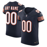 Chicago Bears Vapor F.U.S.E. Elite Custom Jersey Navy - Nike