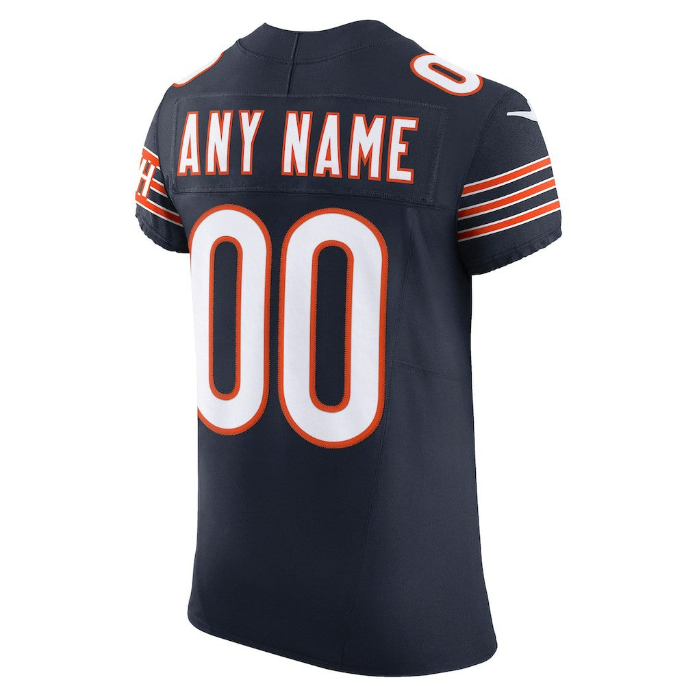 Chicago Bears Vapor F.U.S.E. Elite Custom Jersey - Navy | NFL Jerseys