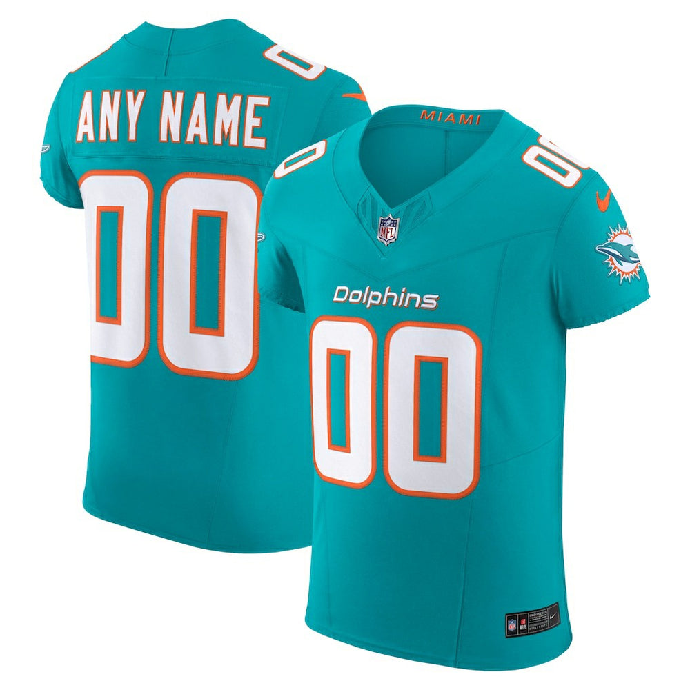 Miami Dolphins Vapor F.U.S.E. Elite Custom Jersey Aqua - Nike