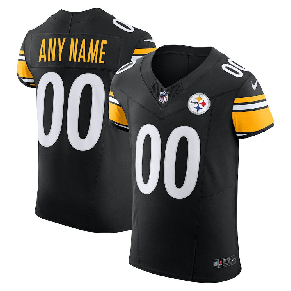 Pittsburgh Steelers Vapor F.U.S.E. Elite Custom Jersey Black - Nike