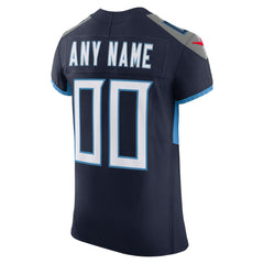 Tennessee Titans Vapor F.U.S.E. Elite Custom Jersey Navy - Nike