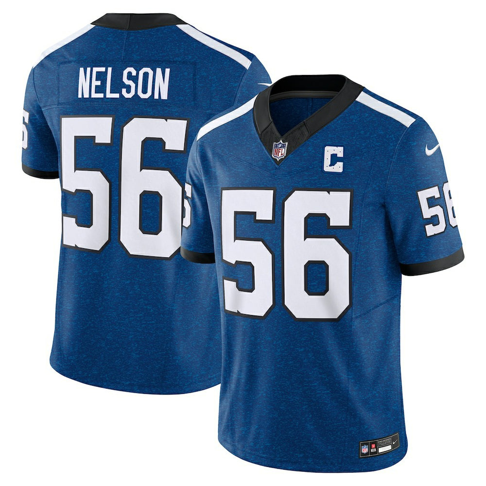 Quenton Nelson Indianapolis Colts Vapor F.U.S.E. Limited Jersey Blue - Nike