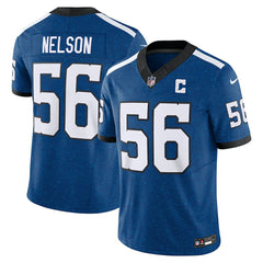 Quenton Nelson Indianapolis Colts Vapor F.U.S.E. Limited Jersey Blue - Nike
