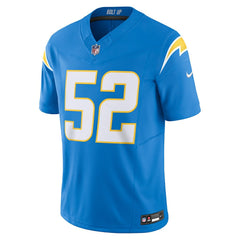 Khalil Mack Los Angeles Chargers Vapor F.U.S.E. Limited Jersey Powder Blue - Nike