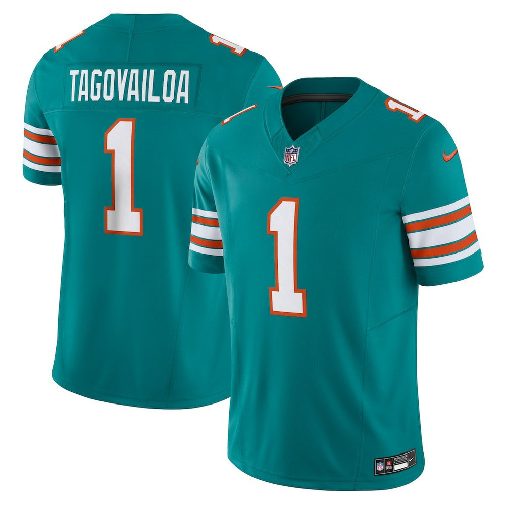 Tua Tagovailoa Miami Dolphins Vapor F.U.S.E. Limited Jersey Aqua - Nike