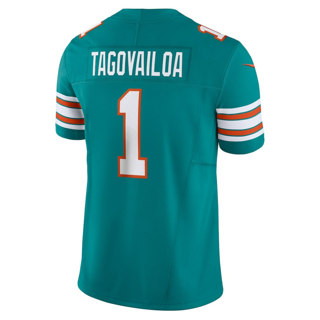 Tua Tagovailoa Miami Dolphins Vapor F.U.S.E. Limited Jersey - Aqua | NFL Jerseys