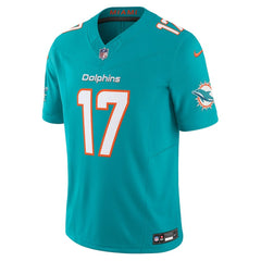 Jaylen Waddle Miami Dolphins Vapor F.U.S.E. Limited Jersey Aqua - Nike