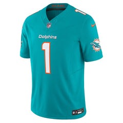 Tua Tagovailoa Miami Dolphins Vapor F.U.S.E. Limited Jersey Aqua - Nike