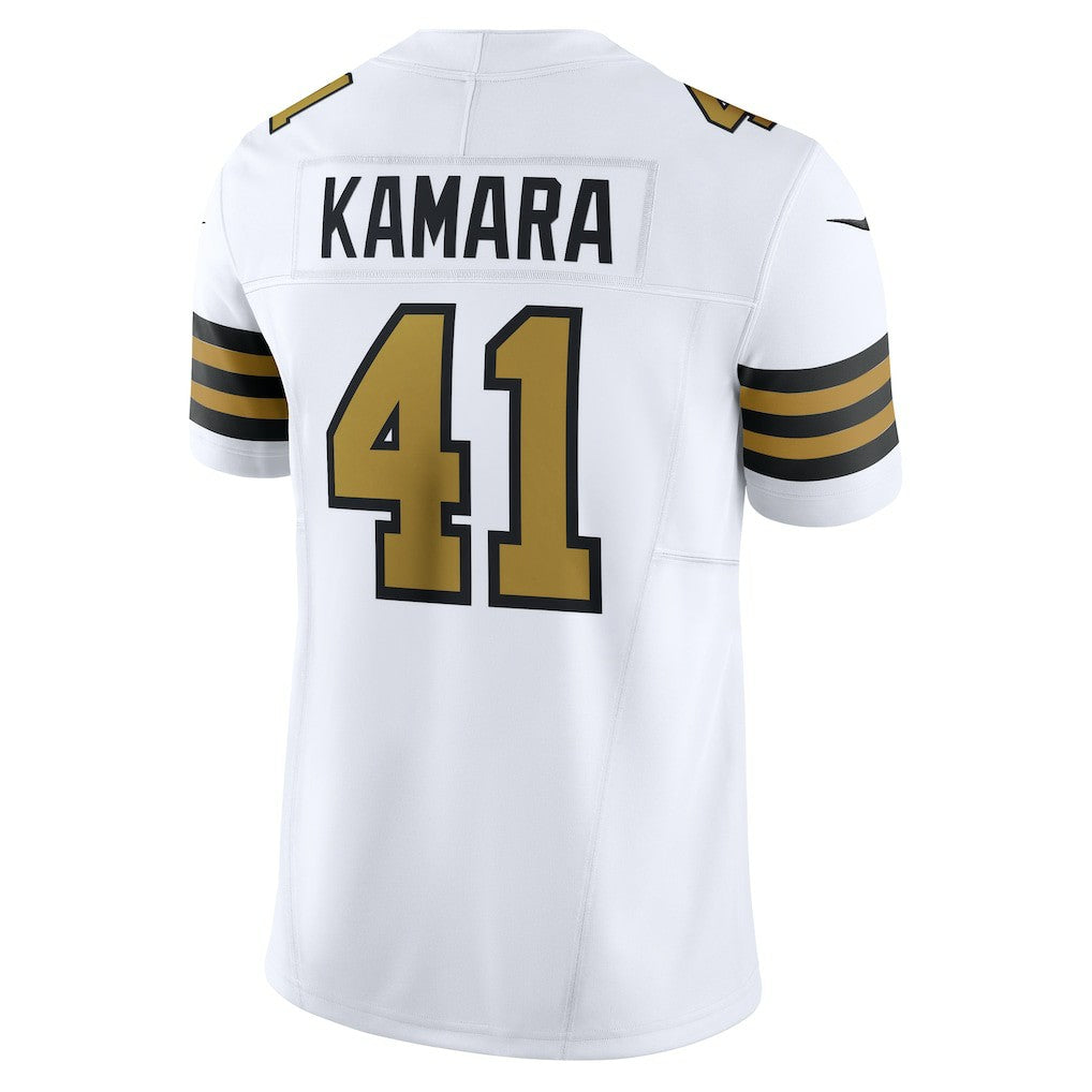 Alvin Kamara New Orleans Saints Alternate Vapor F.U.S.E. Limited Jersey - White | NFL Jerseys