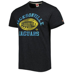 Jacksonville Jaguars Homage Duval Hyper Local Tri-Blend T-Shirt Black - NFL