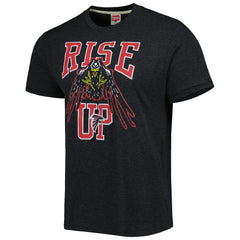 Atlanta Falcons Homage Rise Up Hyper Local Tri-Blend T-Shirt Black - NFL
