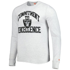 Las Vegas Raiders Homage Hyper Local Tri-Blend Long Sleeve T-Shirt Ash - NFL