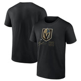 Mark Stone Vegas Golden Knights Fanatics Name and Number T-Shirt Black