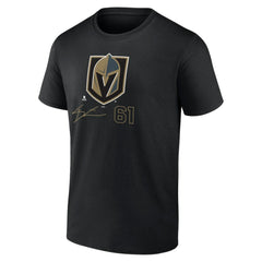 Mark Stone Vegas Golden Knights Fanatics Name and Number T-Shirt Black