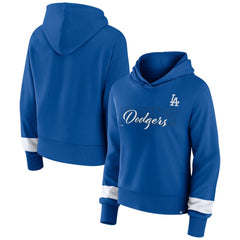 Los Angeles Dodgers Fanatics Women's Over Under Pullover Hoodie for sale