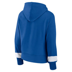 Los Angeles Dodgers Fanatics Women's Over Under Pullover Hoodie for sale