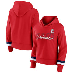 St. Louis Cardinals Fanatics Women's Over Under Pullover Hoodie Lifestyle
