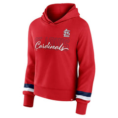 St. Louis Cardinals Fanatics Women's Over Under Pullover Hoodie Lifestyle