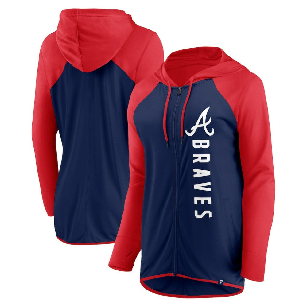 Atlanta Braves Fanatics Women's Forever Fan Full-Zip Hoodie Jacket On Sale