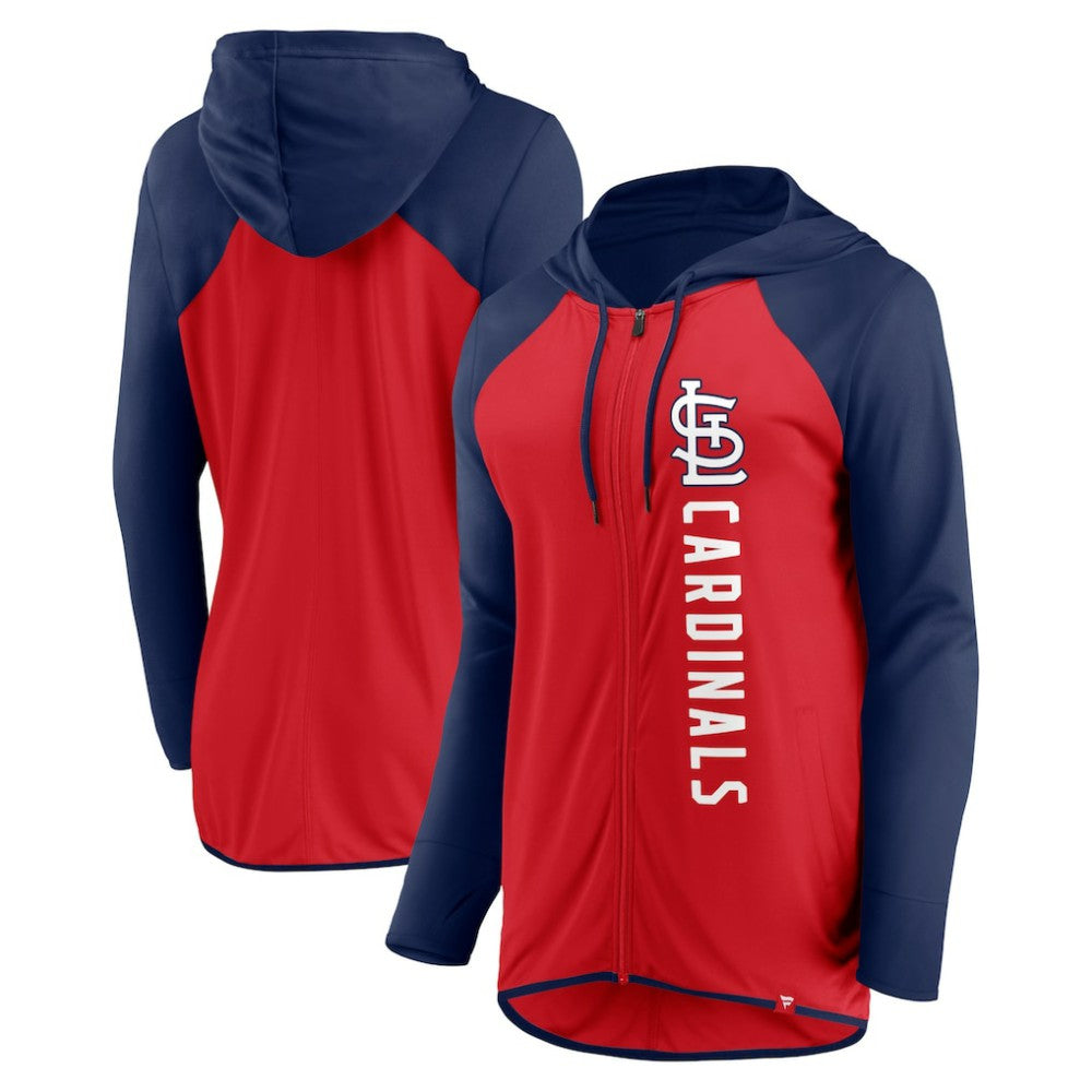 St. Louis Cardinals Fanatics Women's Forever Fan Full-Zip Hoodie Jacket for sale