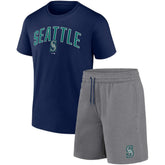 Seattle Mariners Fanatics Arch T-Shirt & Shorts Combo Set Lifestyle