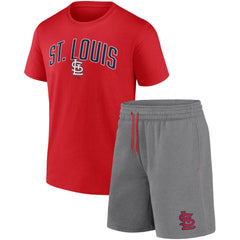 St. Louis Cardinals Fanatics Arch T-Shirt & Shorts Combo Set Online