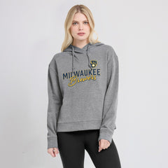 Milwaukee Brewers Fanatics Women's Script Favorite Lightweight Pullover Hoodie Near Me
