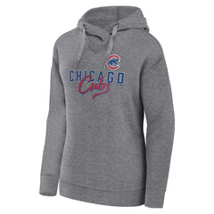 Chicago Cubs Fanatics Women's Script Favorite Lightweight Pullover Hoodie Clearance