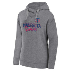 Minnesota Twins Fanatics Women's Script Favorite Lightweight Pullover Hoodie Lifestyle
