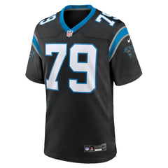 Ikem Ekwonu Carolina Panthers Game Jersey Black - Nike