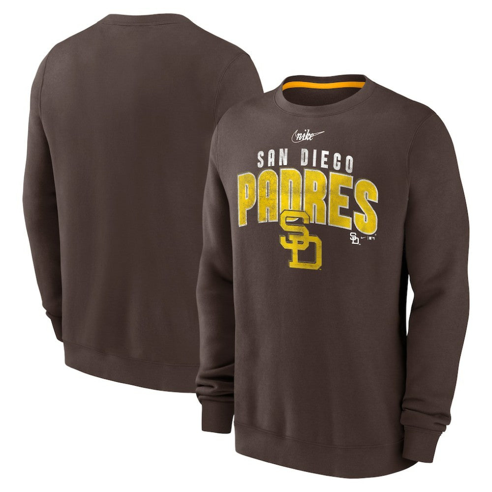 San Diego Padres Nike Cooperstown Collection Team Shout Out Pullover Sweatshirt Clearance